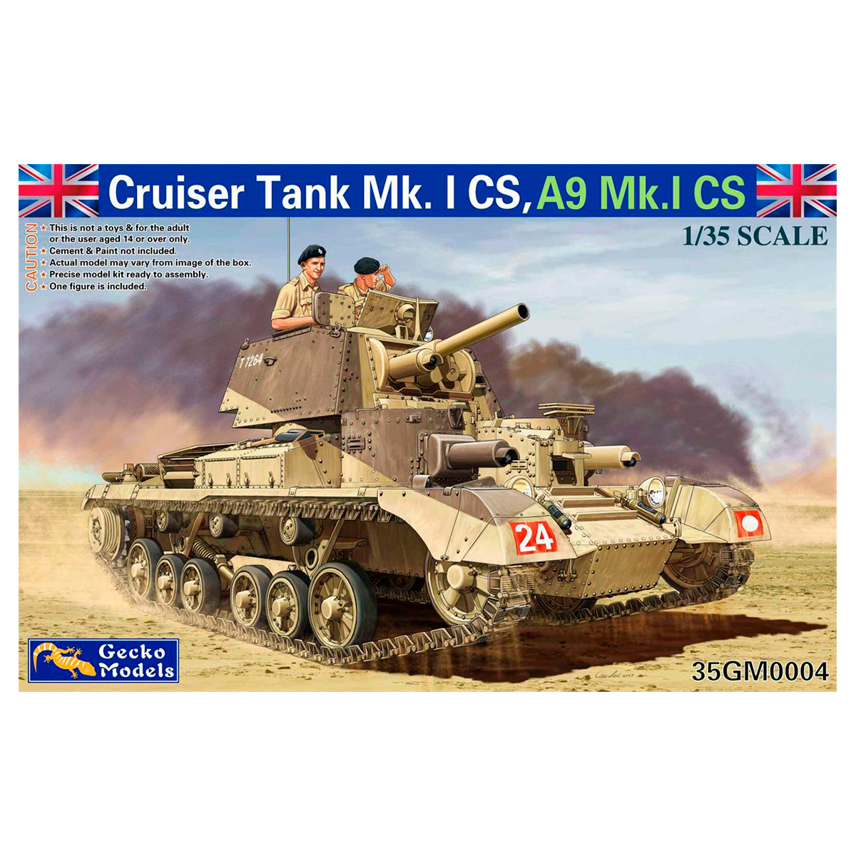 1/35  Cruiser Tank Mk. I CS, A9Mk.I CS