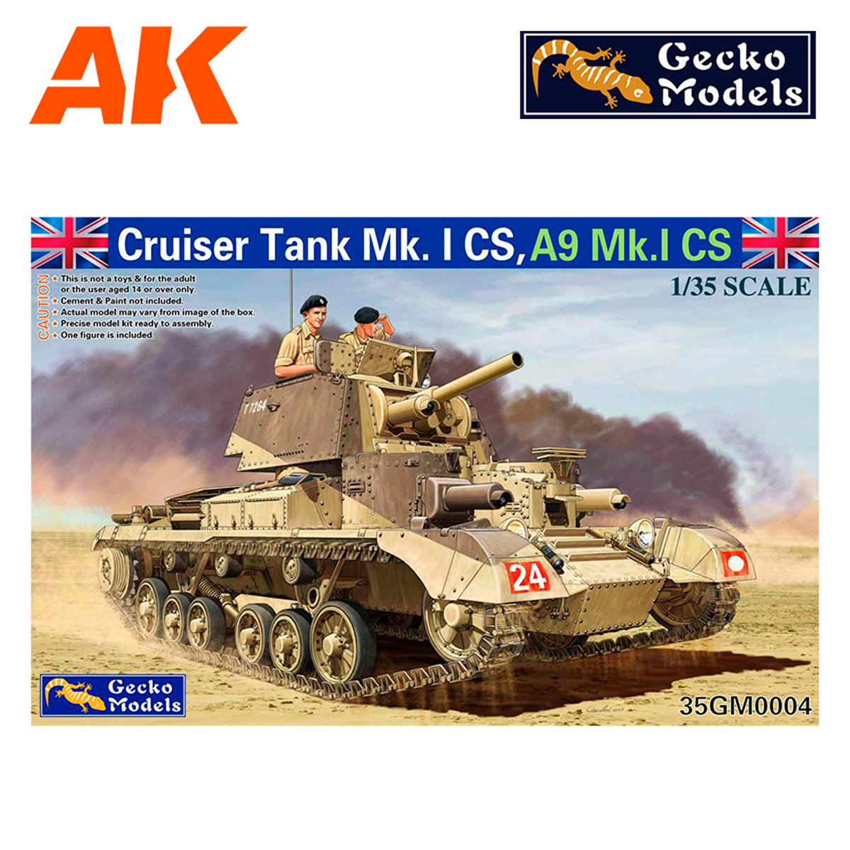 1/35  Cruiser Tank Mk. I CS, A9Mk.I CS