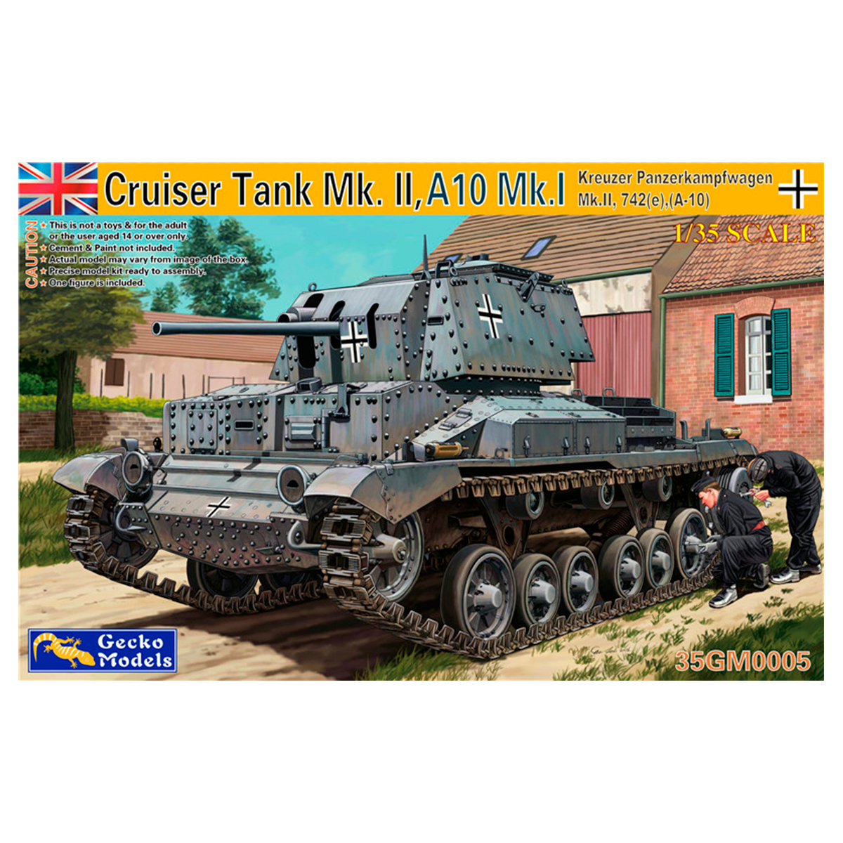 1/35 Kreuzer Panzerkampfwagen Mk.II, 742(e),(A-10)