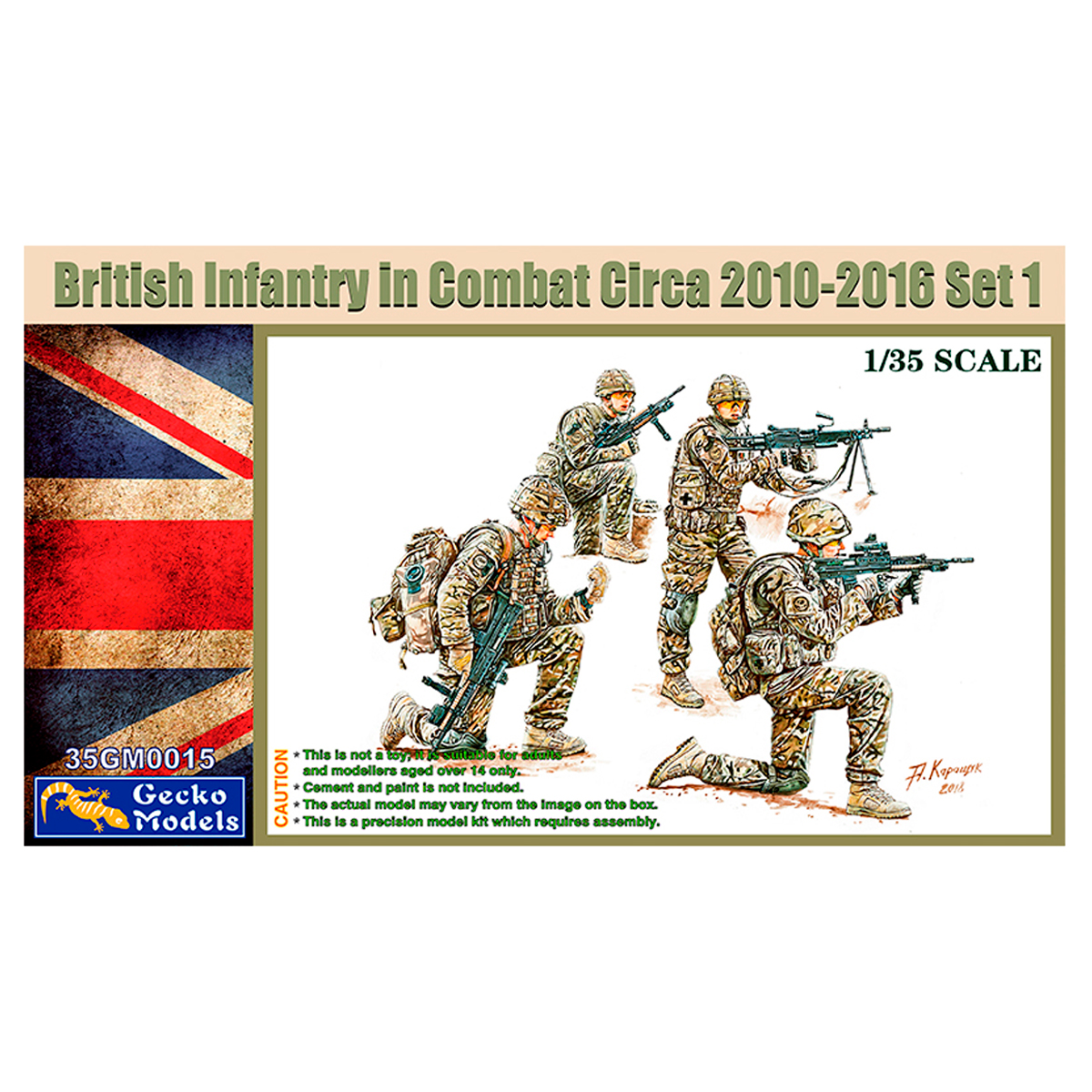 1/35 British Infantry In Combat Circa 2010-2012 Set 1