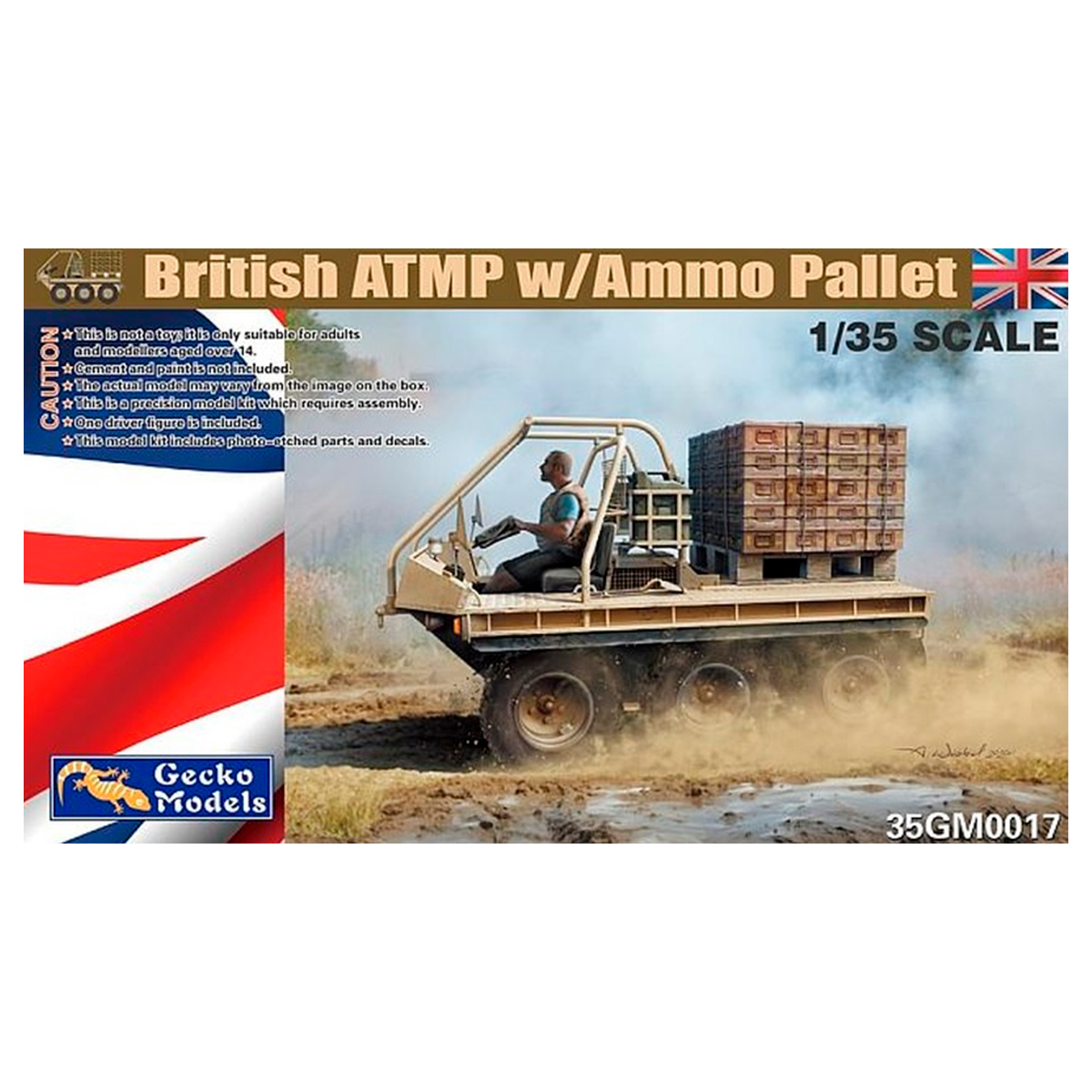 1/35 British ATMP w Ammo Pallet