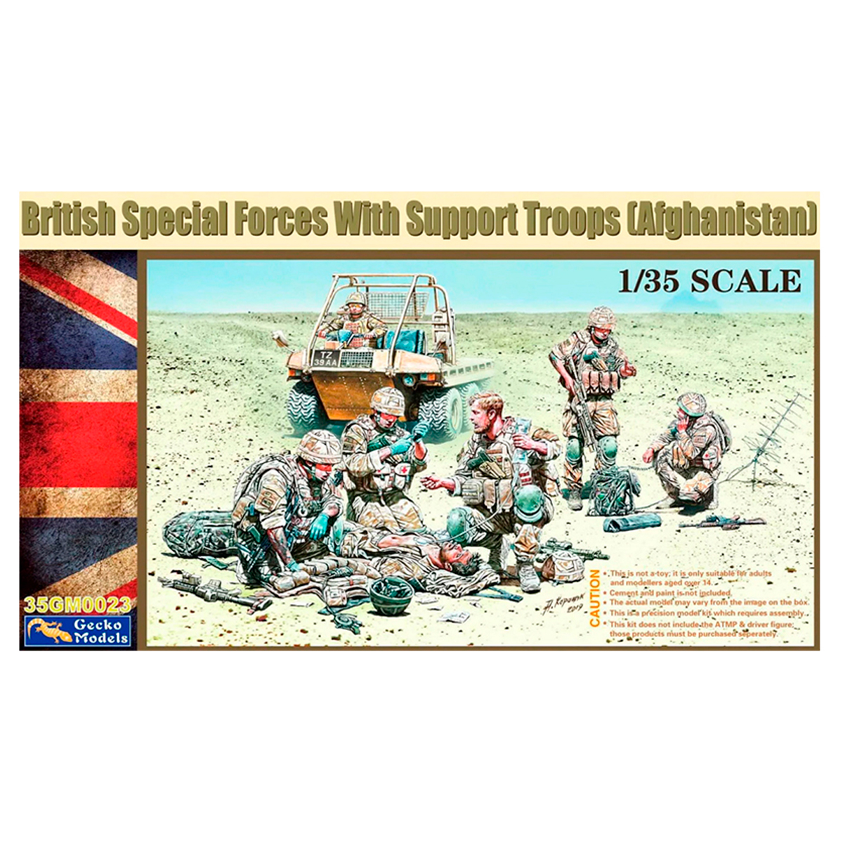 1/35 British Special Forces with Support Troops (Afghanistan)