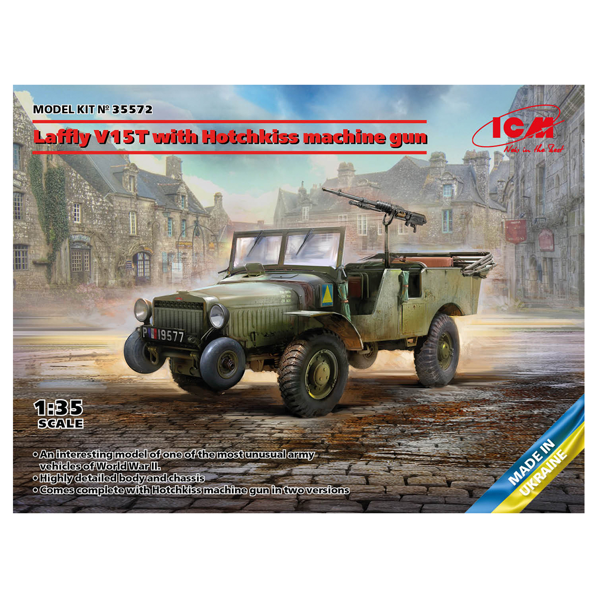 Laffly V15T with Hotchkiss machine gun 1/35