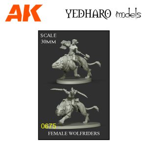 YDM0675 Female Wolfriders Scale 30mm OW30FWRPK01