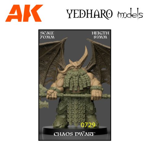 YDM0729 Chaos Dwarf Scale 70mm DW70CHD01