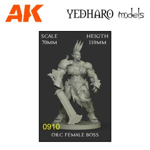 YDM0910 Orc Female Boss Scale 70mm OW70FBO1