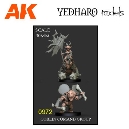 YDM0972 Goblin Comand Group Scale 30mm GB30GCG01