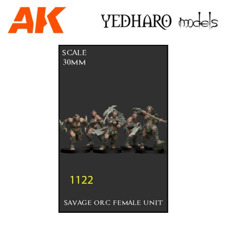 YDM1122 Savage Orc Female Unit Scale 30mm SO30SOFU01