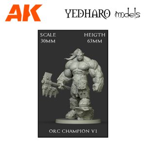 YDM1276 Orc Champion V1 Scale 30mm OW30CH01