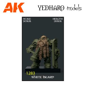 YDM1283 White Beard Scale 30mm DW30WB01