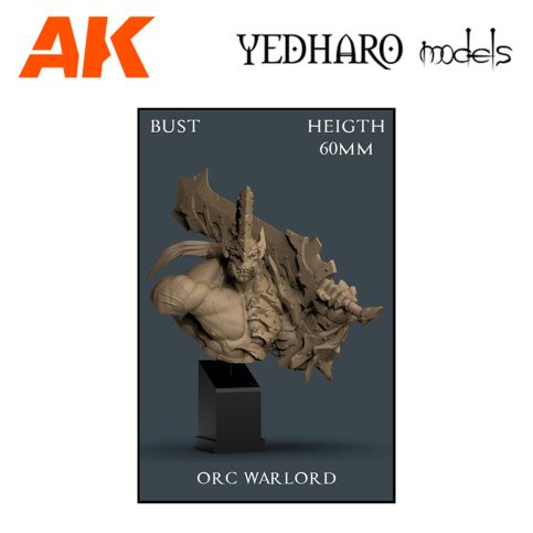 YDM1443 Orc Warlord Bust OWBUWL01