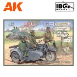 IBG35002 BMW R12 with sidecar - military version ( 2 in 1) 1/35
