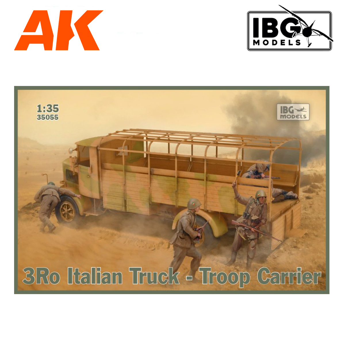 3Ro Italian Truck Troop Carrier 1/35