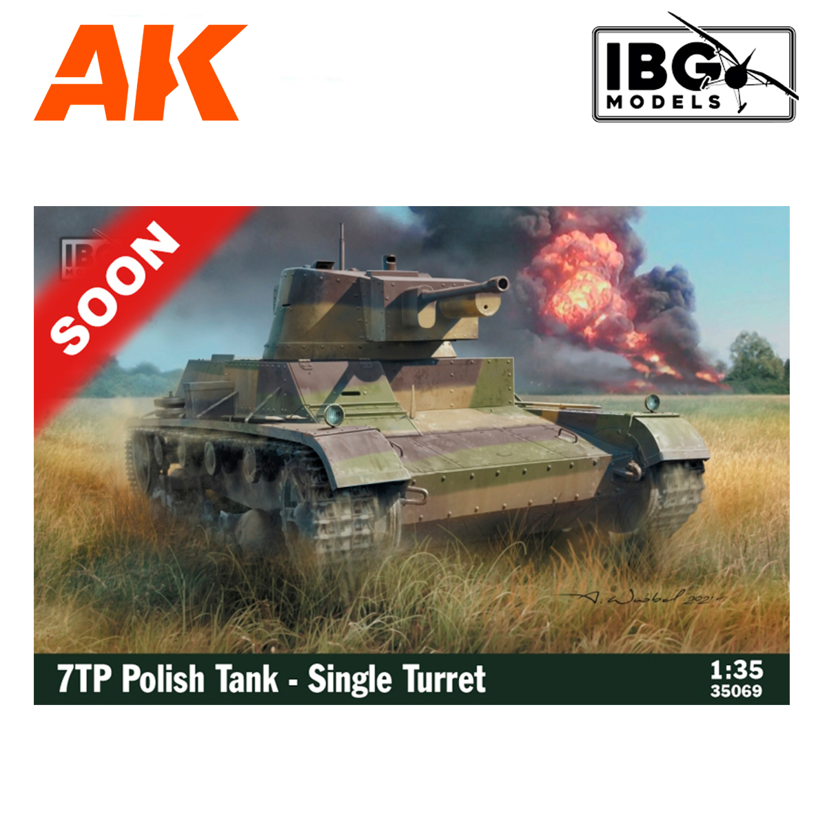 7TP Polish Tank – Single Turret 1/35