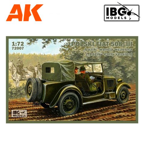 IBG72007 Polski Fiat 508/III "Lazik" wersja wczesna ("Lazik" early version) 1/72