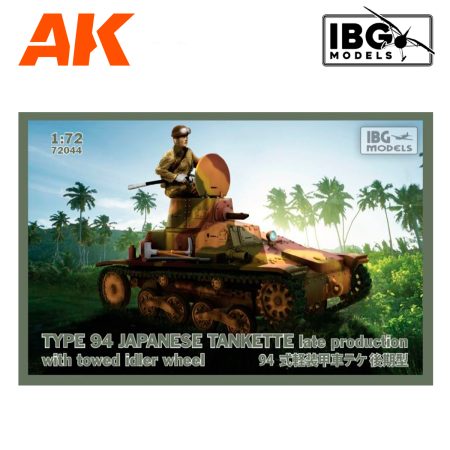 IBG72044 Type 94 Japanese tankette late production with towed idler wheel 1/72