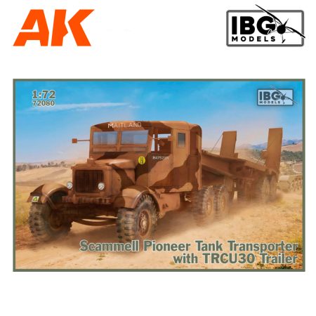 IBG72080 Scammell Pioneer Tank Transporter with TRCU30 Tank Trailer 1/72