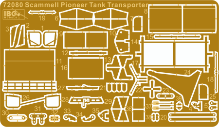 IBG72080 Scammell Pioneer Tank Transporter with TRCU30 Tank Trailer 172_detail (13)