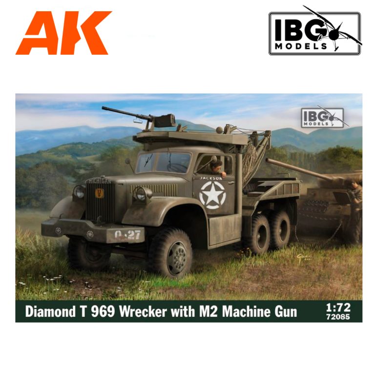 IBG72085 DIAMOND T 969 Wrecker With M2 Machine Gun 1/72