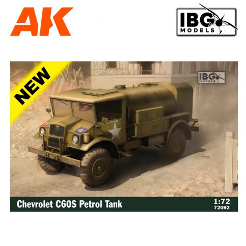 IBG72092 Chevrolet C60S Petrol Tank 1/72