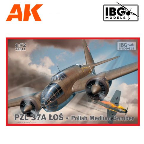 IBG72511 PZL. 37 A Los – Polish Bomber Plane 1/72