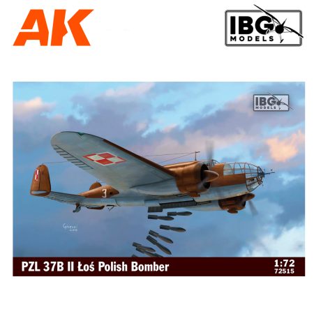 IBG72515 PZL. 37 B II Los – Polish Bomber Plane 1/72