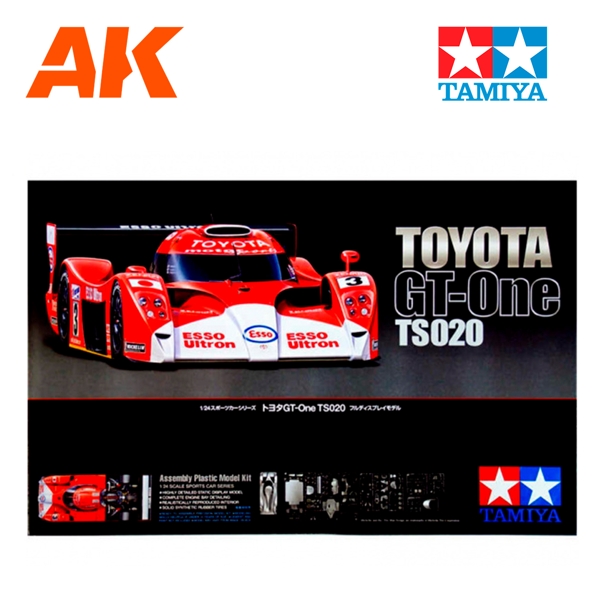 Buy 1/24 TOYOTA GT-One TS020 online for27,50€ | AK-Interactive