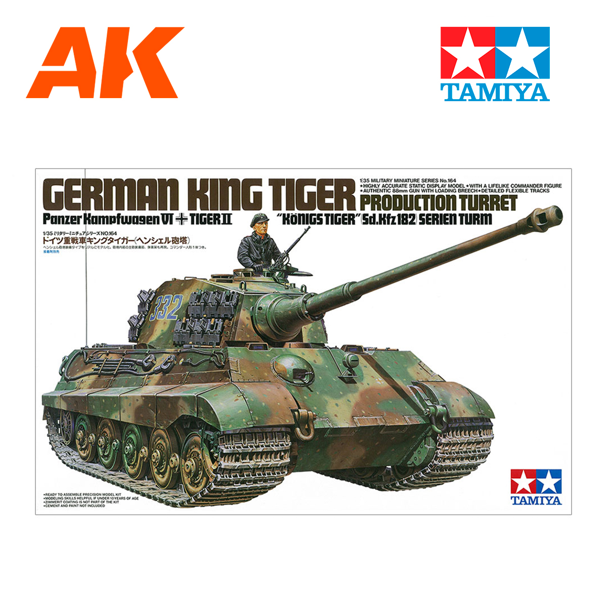 Buy 1/35 King Tiger Prod. Turret online for33,95€ | AK-Interactive
