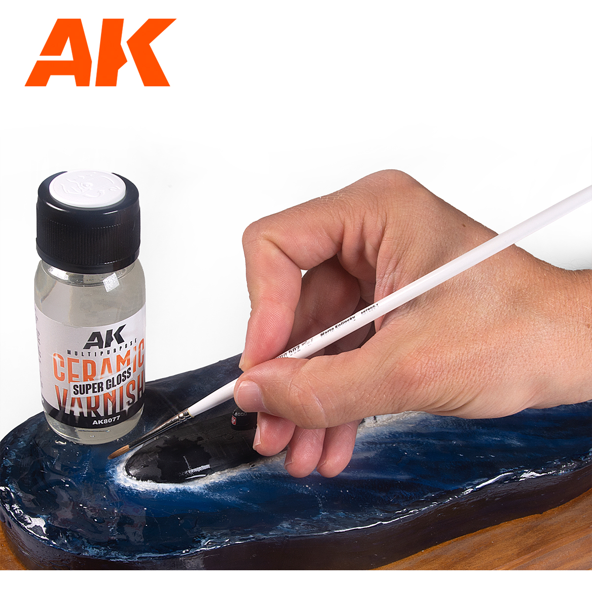 Acrylic Gloss and Varnish, 180ML Water‑Based Gloss Sealer Bright