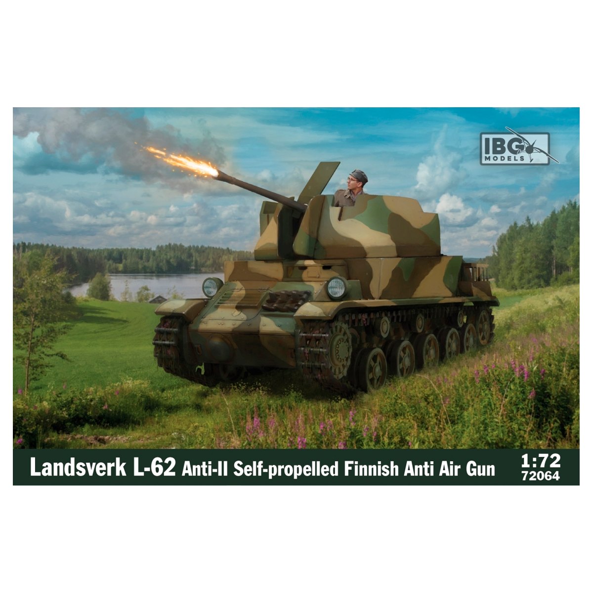 Landsverk L-62 Anti-II Finnish Self-propelled Anti Air Gun 1/72