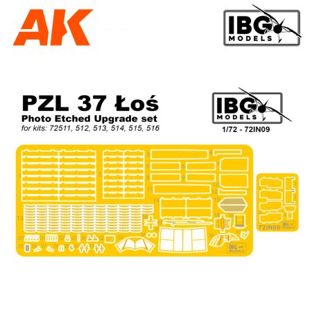 IBG72IN09 PZL 37 Los – PE Upgrade Set 1/72