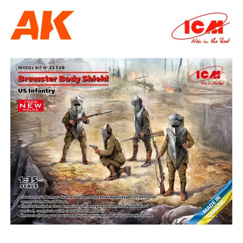 ICM 35720 Brewster Body Shield, US Infantry (100% new molds)