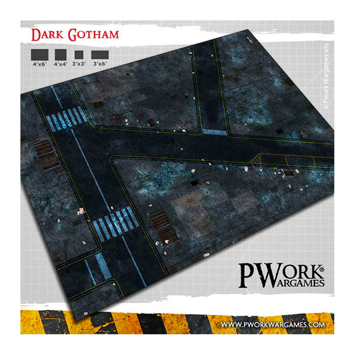 Neoprene Mat Dark Gotham 44×60″
