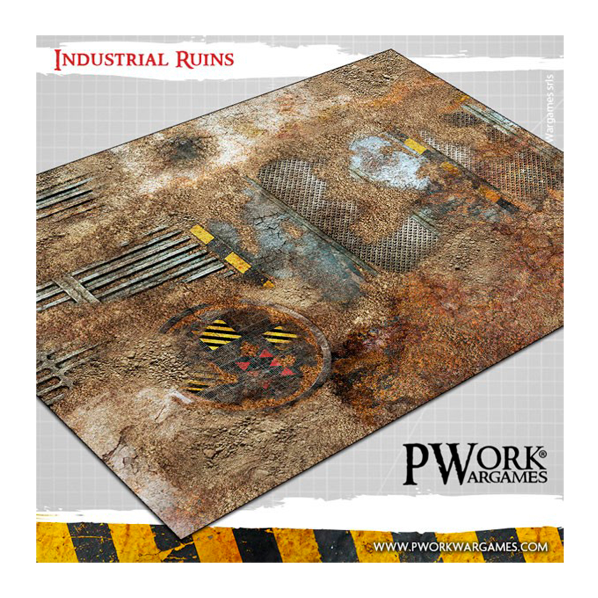 Neoprene Mat Industrial Ruins 22×30″