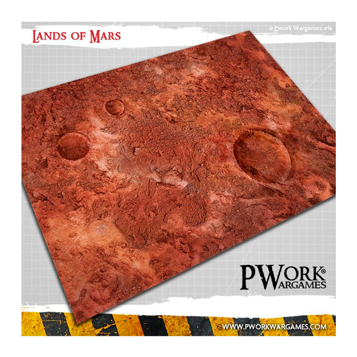 Neoprene Mat Lands of Mars 44×60″