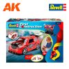 REV00910 First Construction - Rallye Car with pullback motor, red