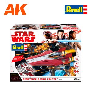 REV06759 1/44 Star Wars Build & Play Resistance A-wing Fighter, red (Episode VIII)