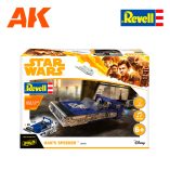 REV06769 1/28 Build & Play Star Wars Han's Speeder Han Solo with New Tool