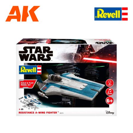 REV06773 Resistance A-wing Fighter, blue