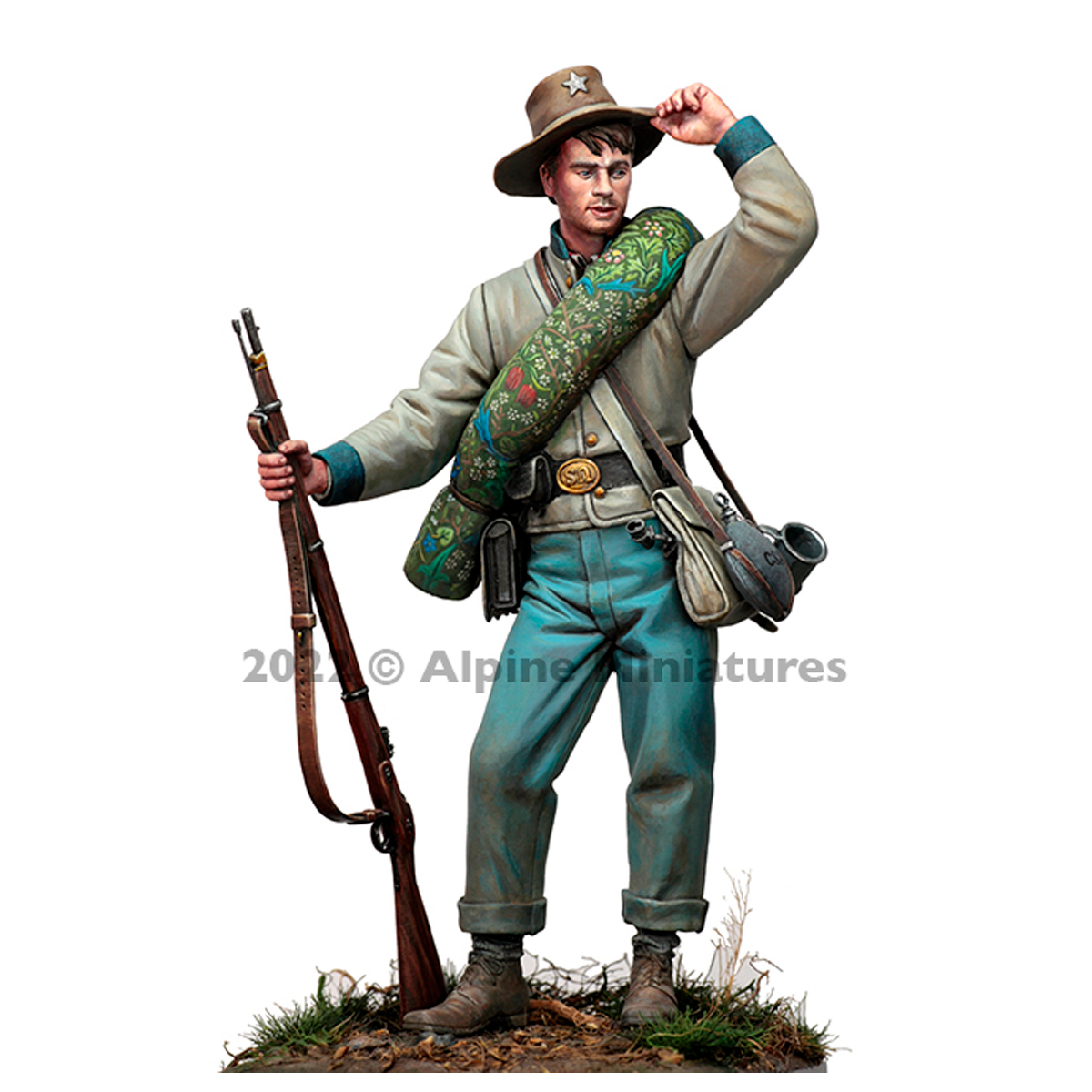 Alpine Miniatures – Texas Infantry, 1863  (1/16)