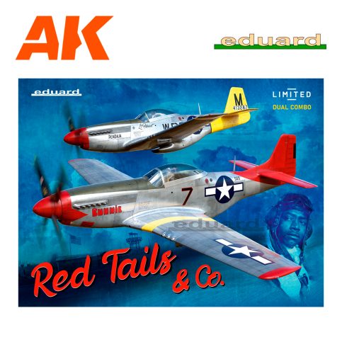 ED11159 RED TAILS & Co. DUAL COMBO 1/48