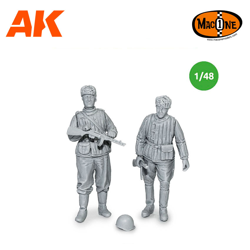 WWII Sovietic soldiers 1/48