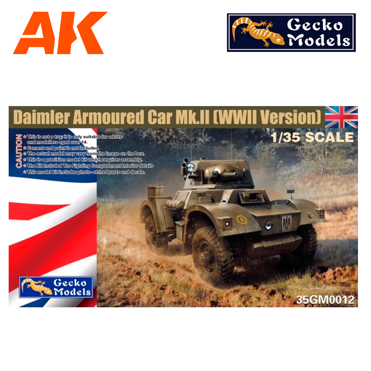 Buy 1/35 Daimler Armored Car Mk.II(WWII Version) online for47,50