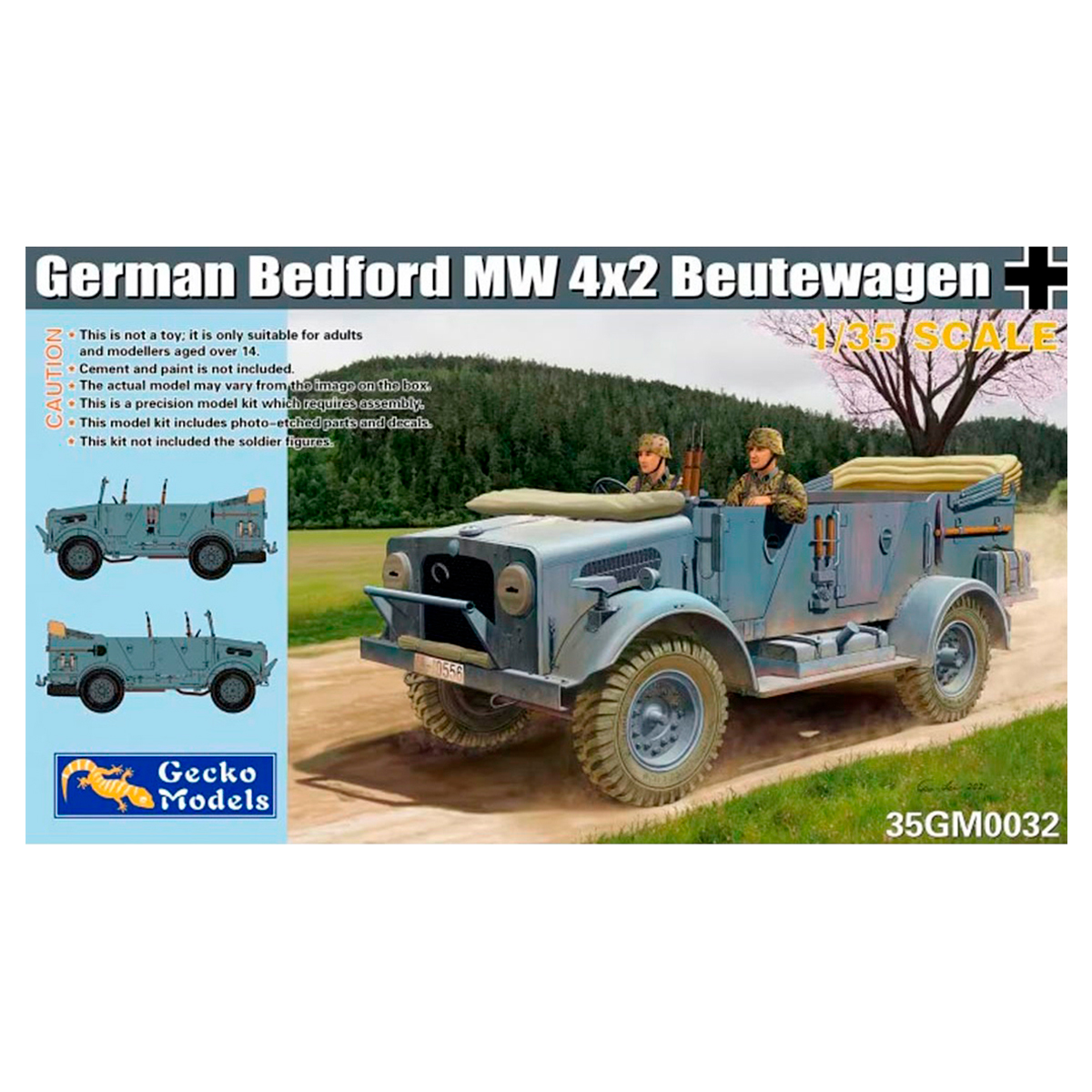 1/35 German Bedford MW 4×2 Beutewagen