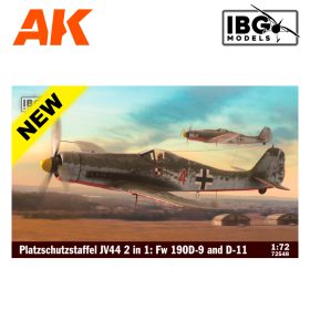 IBG72548 2 in 1: Platzschutzstaffel JV44 (Fw 190D-9 and Fw 190D-11) - 2 full model kits in the box 1/72