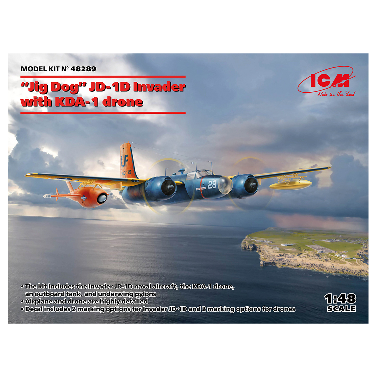 ”Jig Dog’ JD-1D Invader with KDA-1 drone 1/48