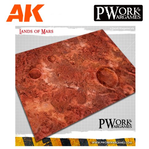 PWGM01600P44X60 PVC Mat Lands of Mars 44x60"