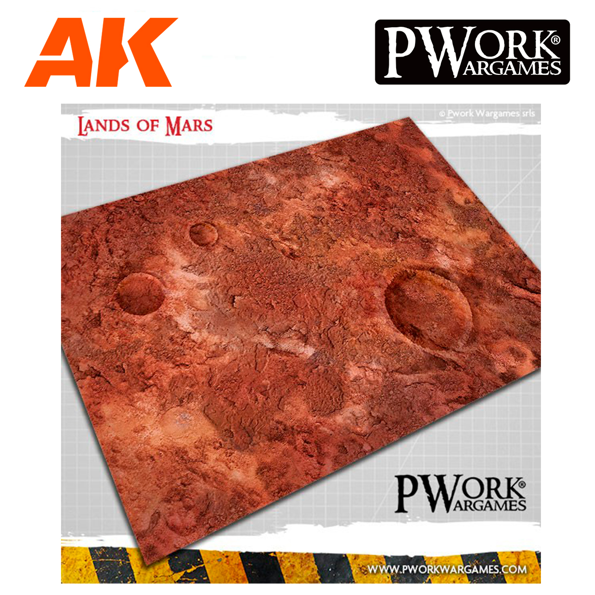 PVC Mat Lands of Mars 44×60″