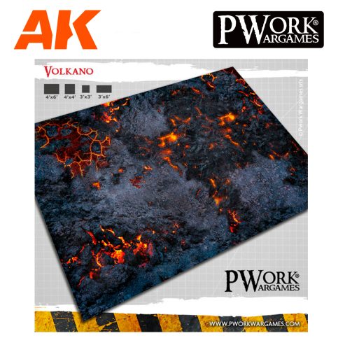 PWGM03400P44X60 PVC Mat Volkano 44x60"