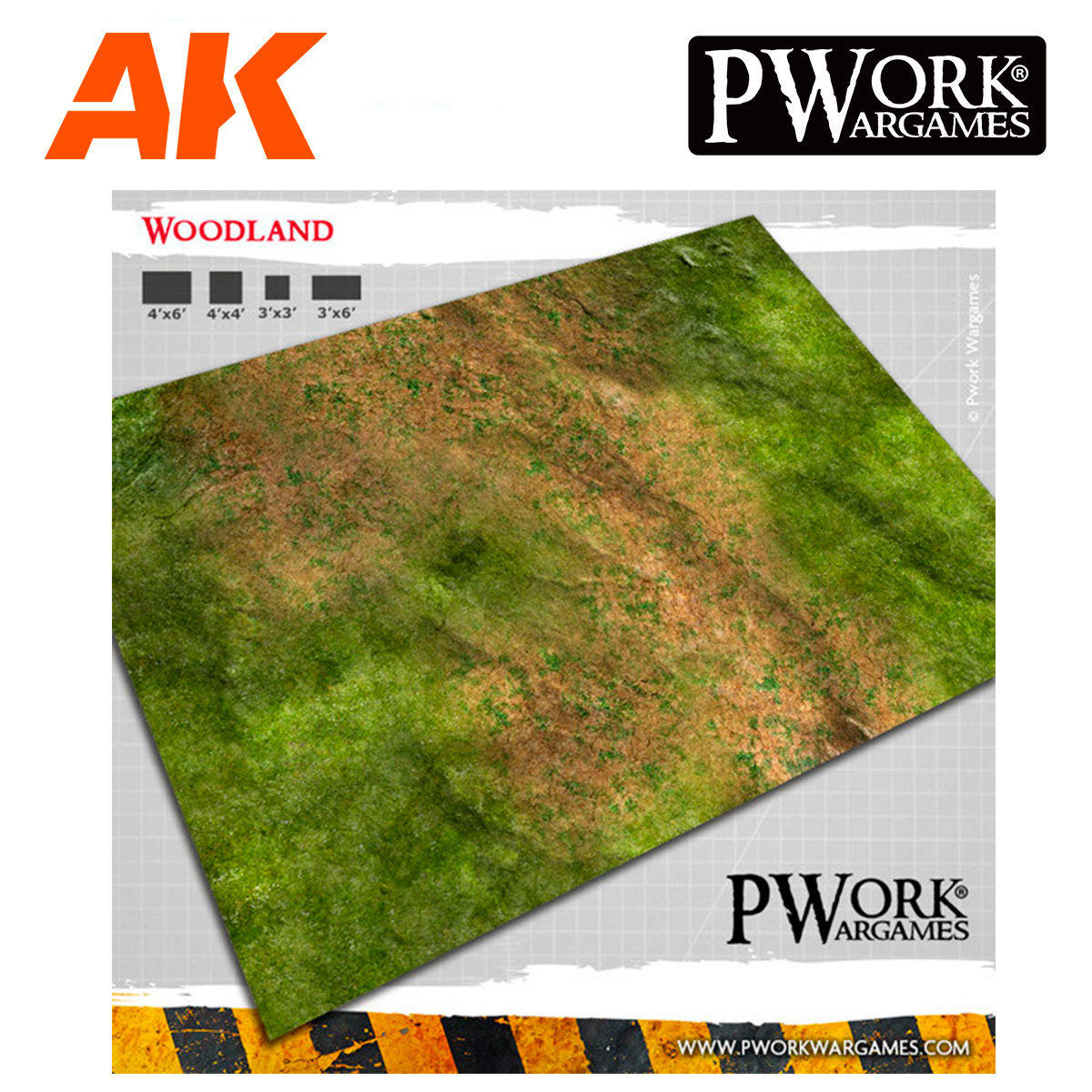 PVC Mat Woodland 44×60″